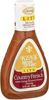 Kens steakhouse lite country french dressing bottles