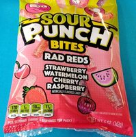 Sour Punch Bites Rad Reds