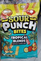 Sour Punch Bites Tropical Blends