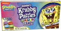 Spongebob squarepants gummy krabby patties colors