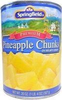 Pineapple chunks in heavy syrup