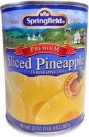 Sliced pineapple in pineapple juice