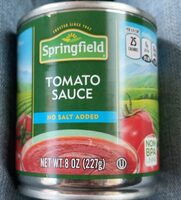 Tomato Sauce No Salt Added