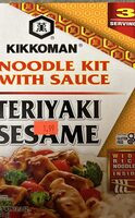 Noodle kit with sauce, teriyaki sesame