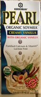 Pearl creamy vanilla organic soymilk
