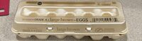 Large brown eggs