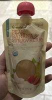 Pear, Banana & Strawberry Baby Food