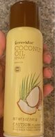 Coconut oil spray