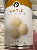 Whole white potatoes