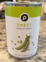 Sweet green peas