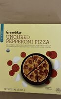 Greenwise Uncured pepperoni pizza