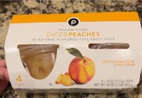 Diced Peaches