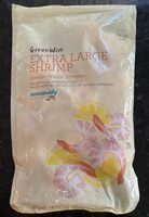 Extra large shrimp cooked peeled deveined