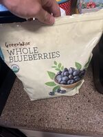 Whole USDA organic blueberries