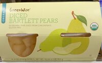 Greenwise organic diced bartlett in organic pear