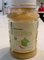Greenwise organic unsweetened applesauce