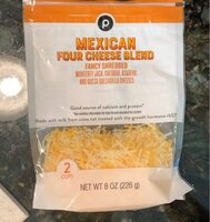 Finely Shredded Four-Cheese Blend Mexican-Style Monterey Jack, Cheddar, Asadero & Queso Quesadilla Cheeses