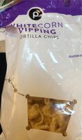 White corn dipping tortilla chips