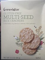 Gluten-Free Multi-Seed Rice Crackers