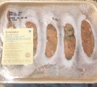 Italian chicken sausage