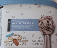 Moose Tracks Light Ice Cream