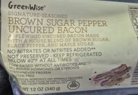 Maple & Brown Sugar Uncured Pepper Bacon