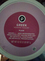 Greek Nonfat Yogurt Plain