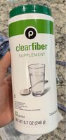 Clear fiber supplement