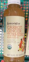 Carrot Ginger Tumeric Kombucha