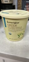 Greek Fat-Free Vanilla Flavored Yogurt