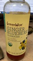 Ginger Blueberry Kombucha