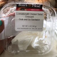 Cransational Chicken Salad Croissant Grab and Go Sandwich