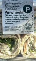 Chicken Caesar Pinwheels
