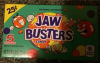 Jaw busters, jaw breakers cand