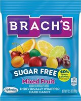 Sugar free mixed fruit hard candy
