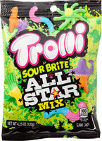 Sour brite all star mix gummi candy