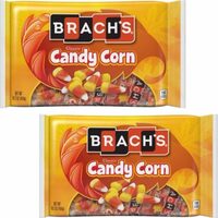 Candy corn and pumpkins assortment