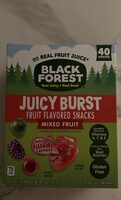 Juicy Burst Fruit Flavored Snacks Mixed Fruit