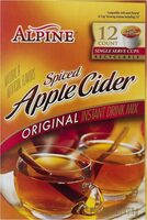 Spiced apple cider original instant drink mix