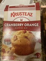 Cranberry orange flavor muffin mix