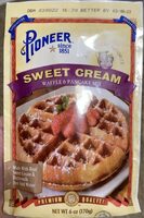 Sweet cream waffle and pancake mix
