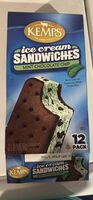 Ice cream SANDWICHES MINT CHOCOLATE CHIP