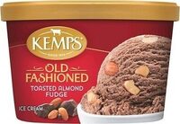 Old fashioned toasted almond fudge ice cream