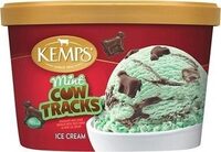 Mint Cow Tracks Ice Cream
