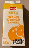 No Pulp Orange Juice From Concentrate