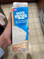 Quick eggs 100% egg whites