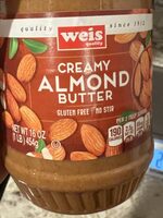 Creamy almond butter
