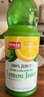 100% Reconstituted Lemon Juice