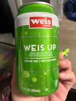 Weis Up Lemon Lime Flavored Soda