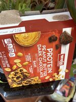 Peanut butter dark chocolate protein chewy bars